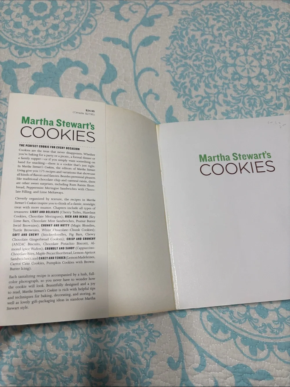 Martha Stewart’s Cookies Softcover Cookbook